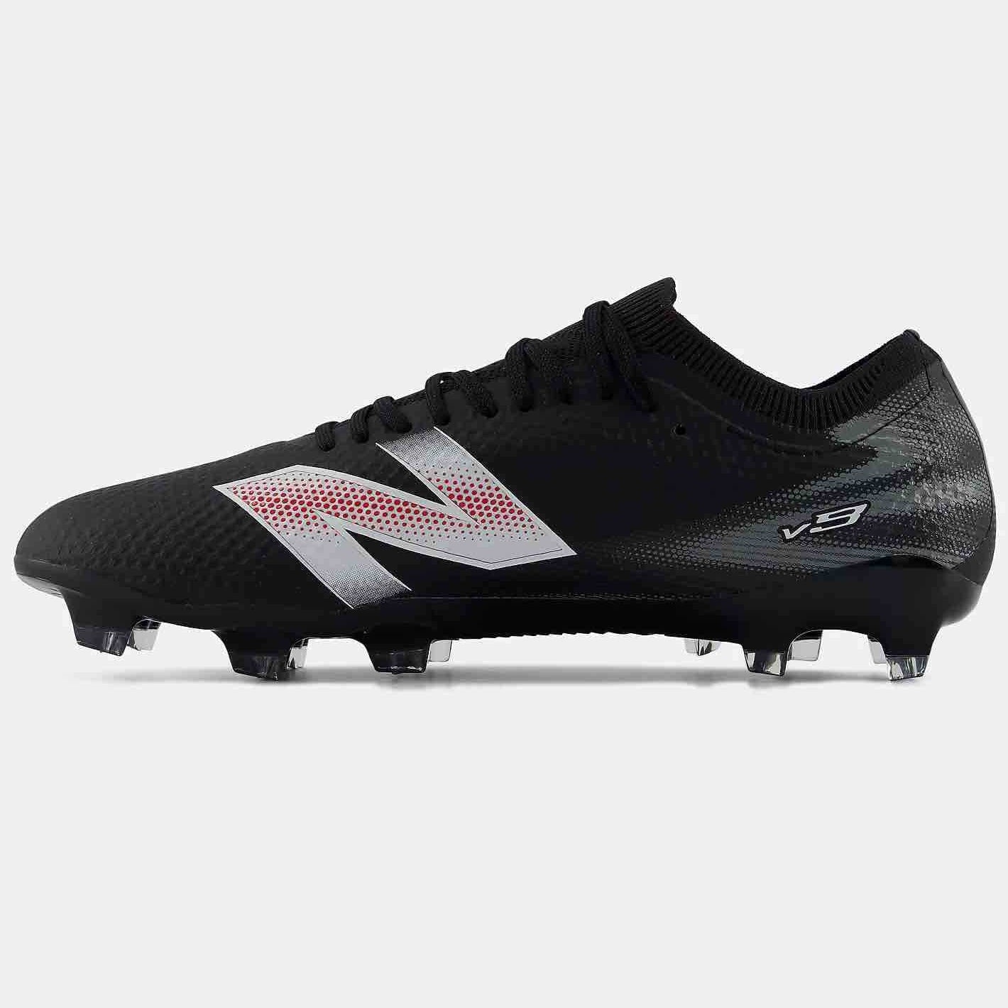 New Balance Furon Elite V9 2E Wide Firm Ground Soccer Cleats - Black Pack (FA26) (Side 2)