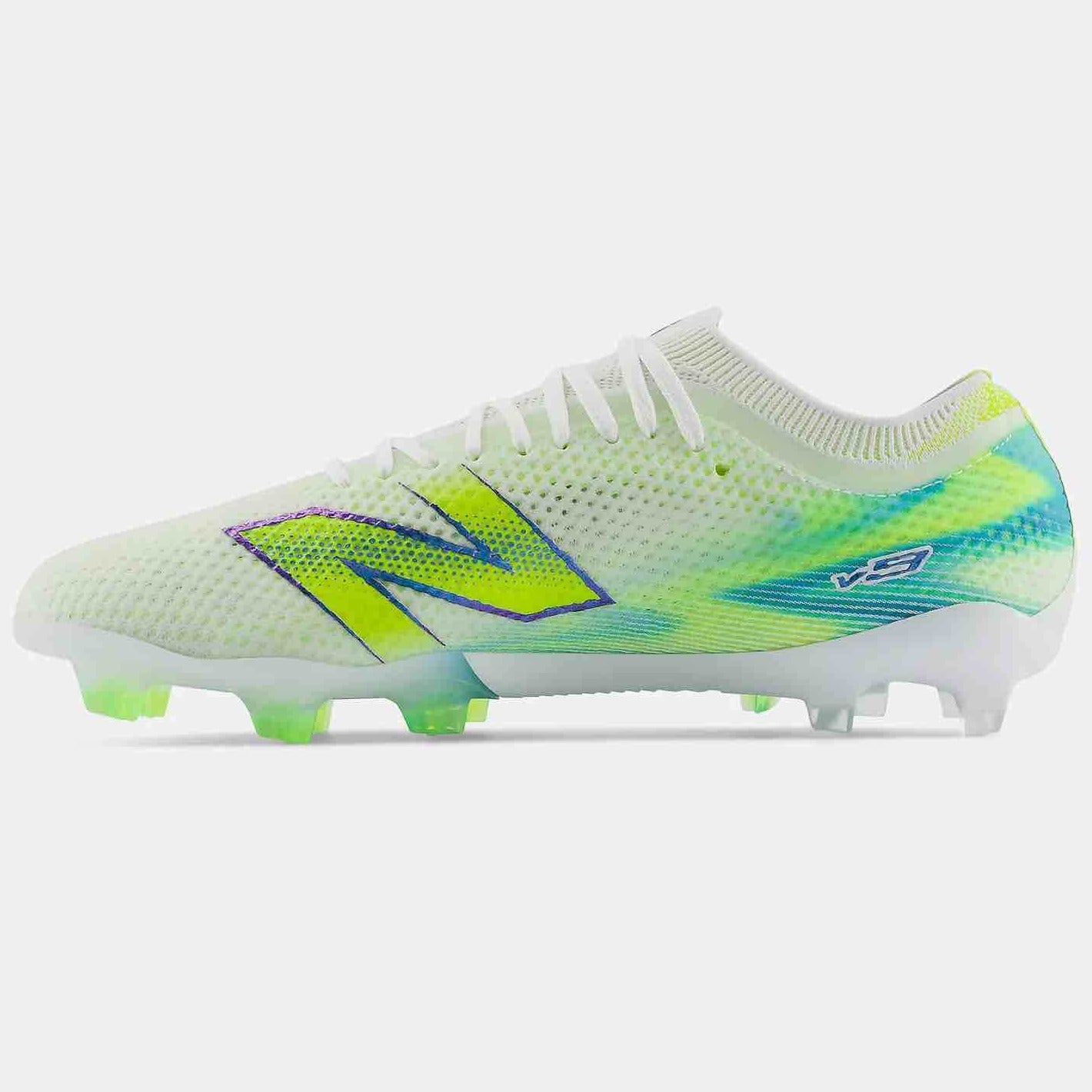 New Balance Furon Elite V9 2E Wide Firm Ground Soccer Cleats - Neon Tide Pack (FA26) (Side 2)
