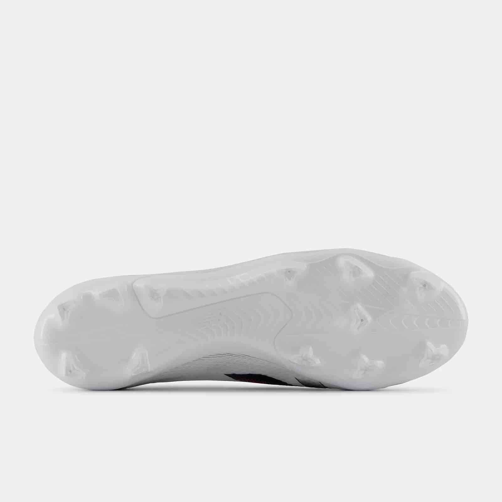 New Balance Furon Elite V9 2E Wide Firm Ground Soccer Cleats - White Pack (FA26) (Bottom)