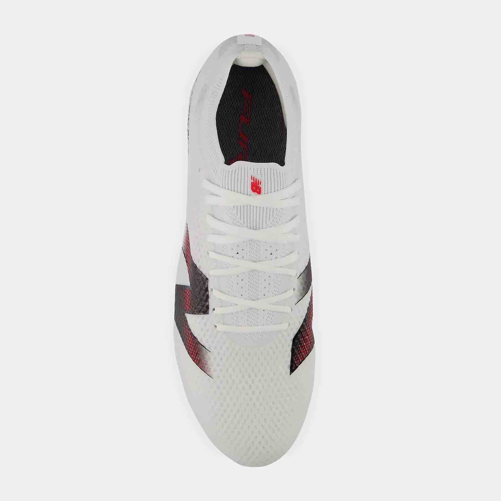 New Balance Furon Elite V9 2E Wide Firm Ground Soccer Cleats - White Pack (FA26) (Top)