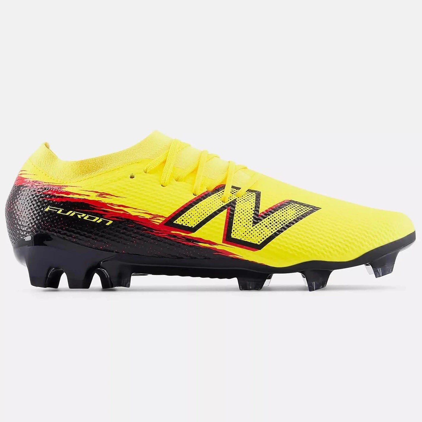 New Balance Furon Team V8 2E Wide Firm Ground Soccer Cleats - Live Wire Pack (SP26) (Side 1)