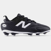 New Balance Junior 442 V3 Team Wide Firm Ground Soccer Cleats Black (Side 1)