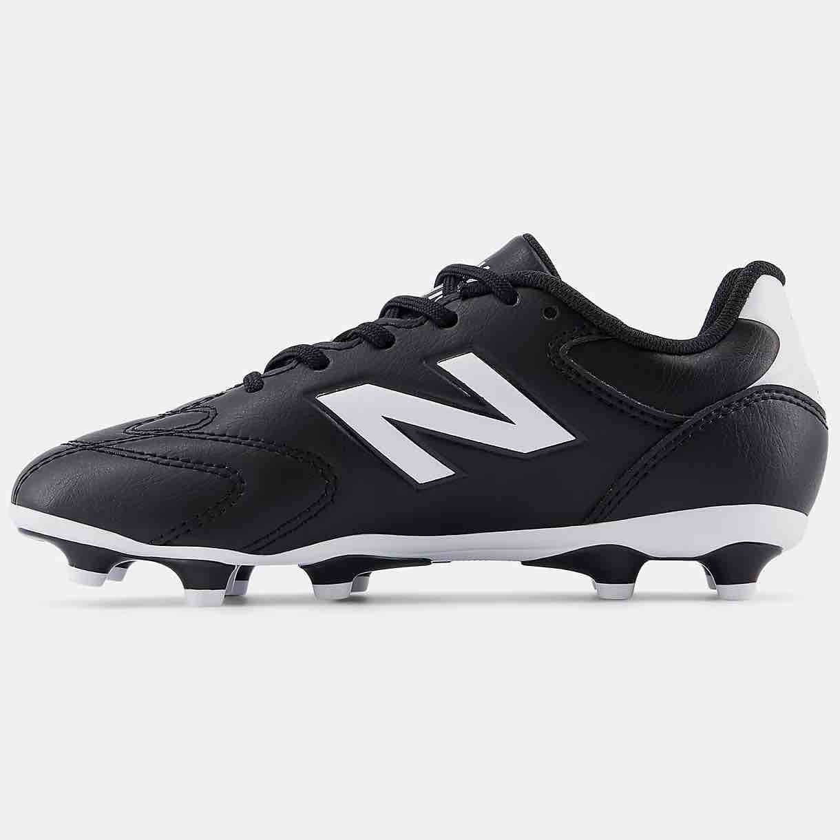 New Balance Junior 442 V3 Team Wide Firm Ground Soccer Cleats Black (Side 2)