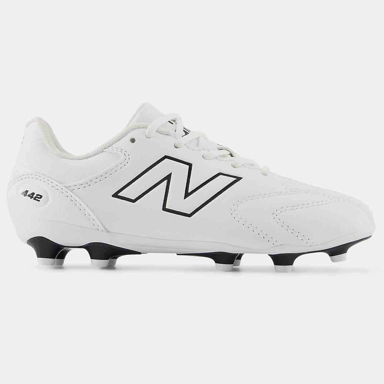 New Balance Junior 442 V3 Team Wide Firm Ground Soccer Cleats (Side 1)