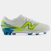 New Balance Junior Furon Team V9 Wide Firm Ground Soccer Cleats - Neon Tide Pack (FA26) (Side 1)