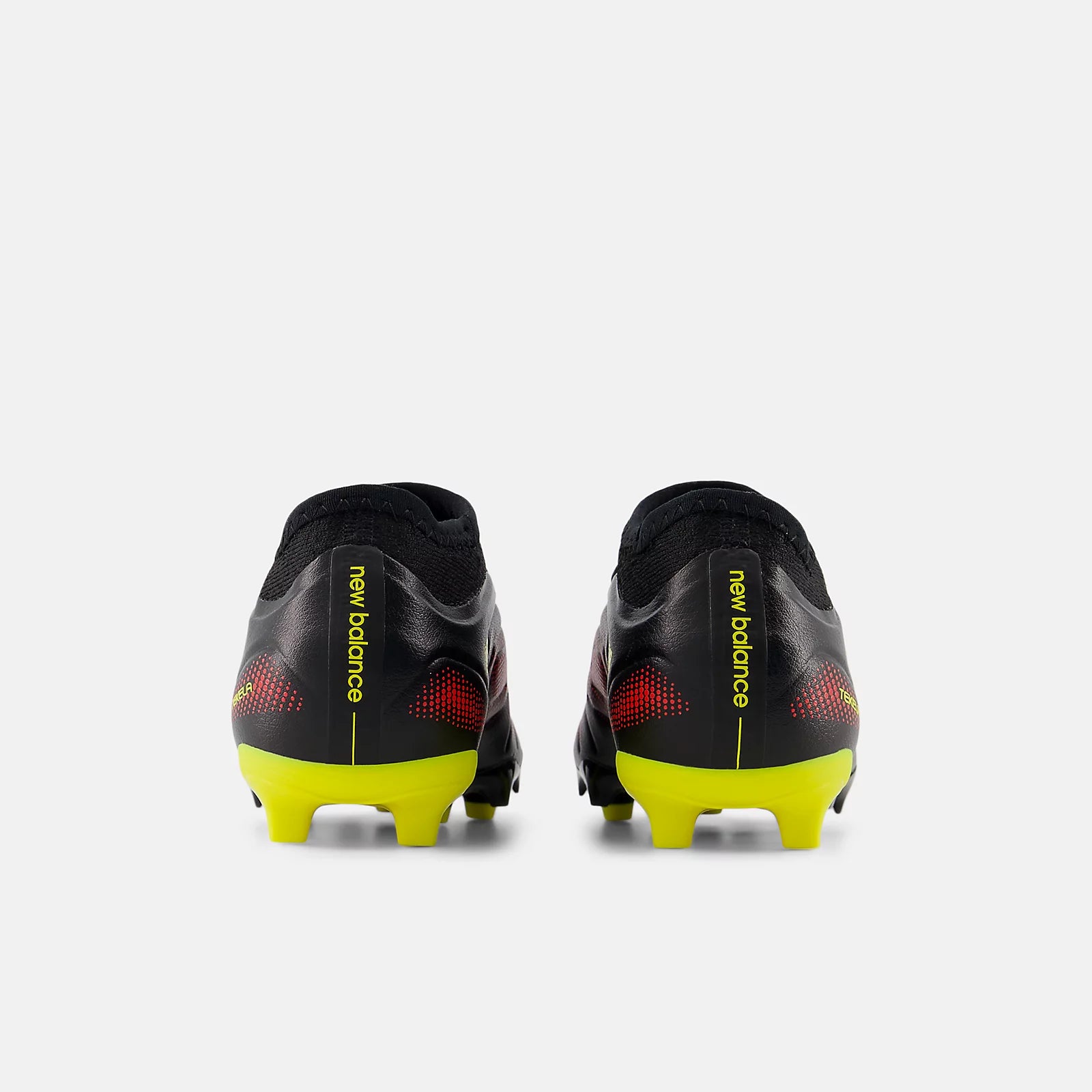 New Balance Junior Tekela Team Low Laced V5 Wide Firm Ground Soccer Cleats - Live Wire Pack (SP26) (Pair  Back)