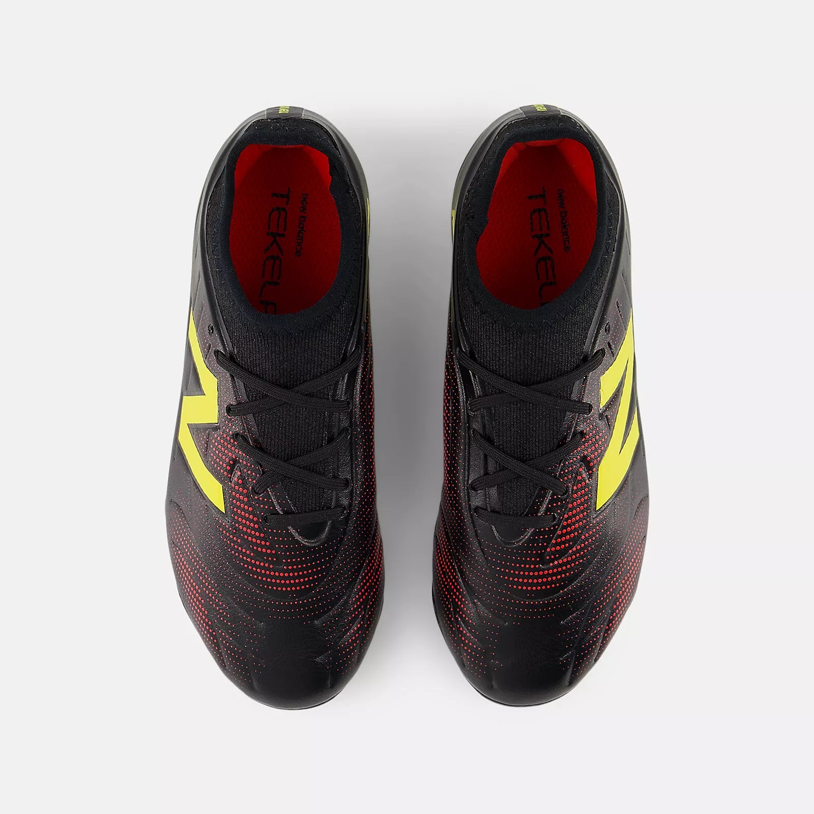 New Balance Junior Tekela Team Low Laced V5 Wide Firm Ground Soccer Cleats - Live Wire Pack (SP26) (Pair  Top)