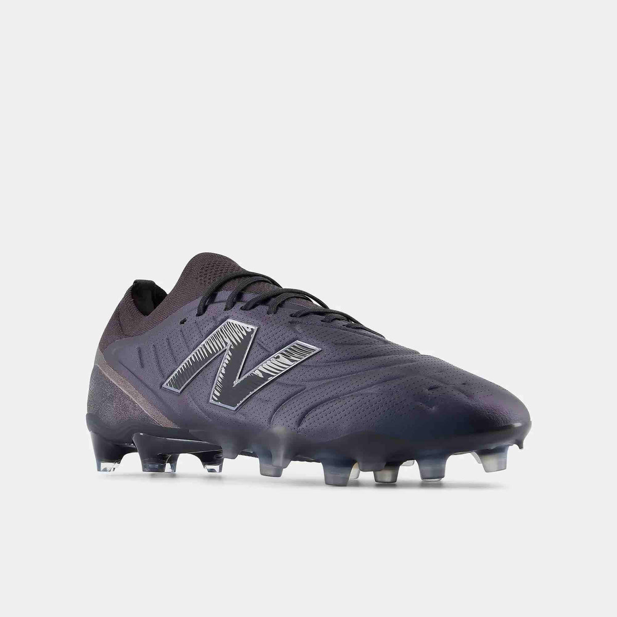 New Balance Tekela Elite Low Laced V5 2E Wide Firm Ground Soccer Cleats - Black Pack (FA26) (Lateral Front)
