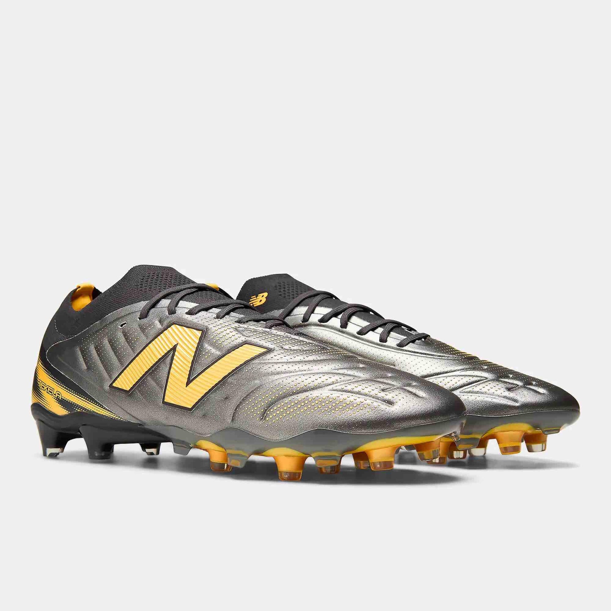 New Balance Tekela Elite Low Laced V5 2E Wide Firm Ground Soccer Cleats - The Catalyst Pack (FA26) (Pair - Lateral)