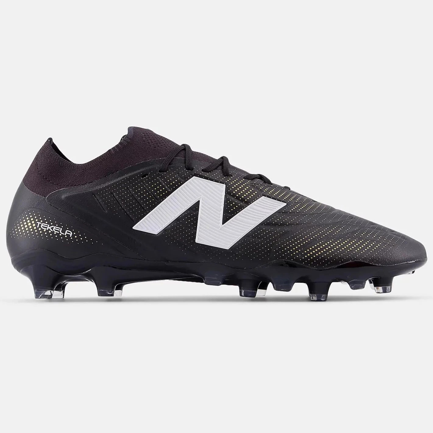 New Balance Tekela Elite Low Laced V5 2E Wide Firm Ground Soccer Cleats (Side 1)