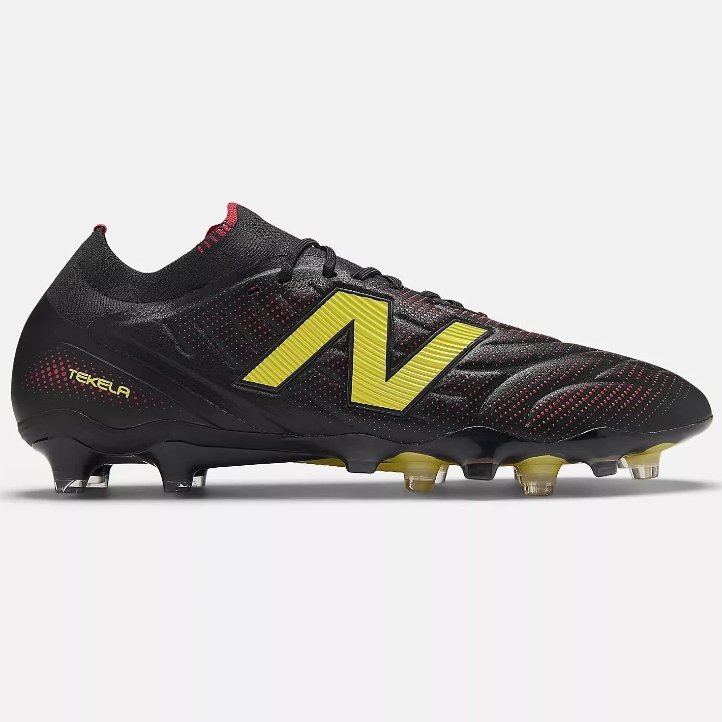 New Balance Tekela Elite Low V5 2E Wide Firm Ground Soccer Cleats - Live Wire Pack (SP26) (Side 1)