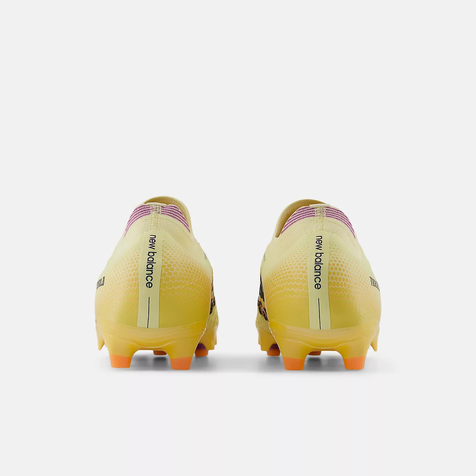 New Balance Tekela Pro Low Laced V4+ Firm Ground Soccer Cleats - Energy Rush Pack (SP25) (Pair - Back)