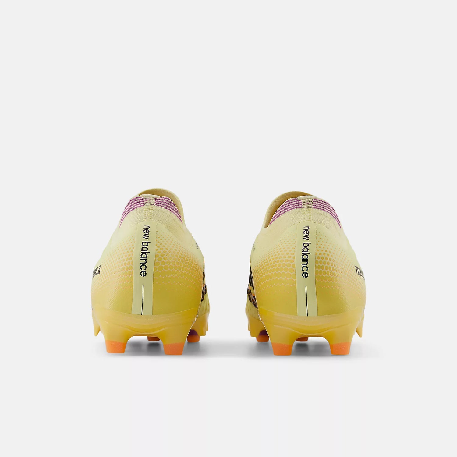 New Balance Tekela Pro Low Laced V4+ Firm Ground Soccer Cleats - Energy Rush Pack (SP25) (Pair - Back)