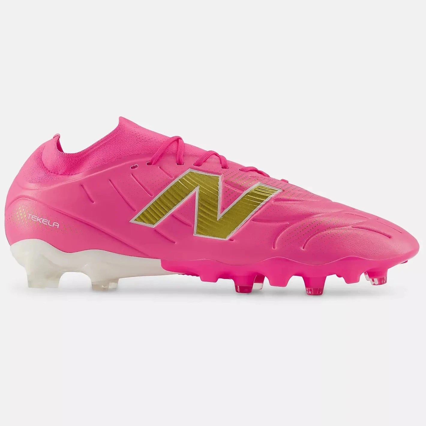 New Balance Tekela Team Low Laced V5 2E Wide Firm Ground Soccer Cleats - Pure Ambition Pack (SP26) (Side 1)