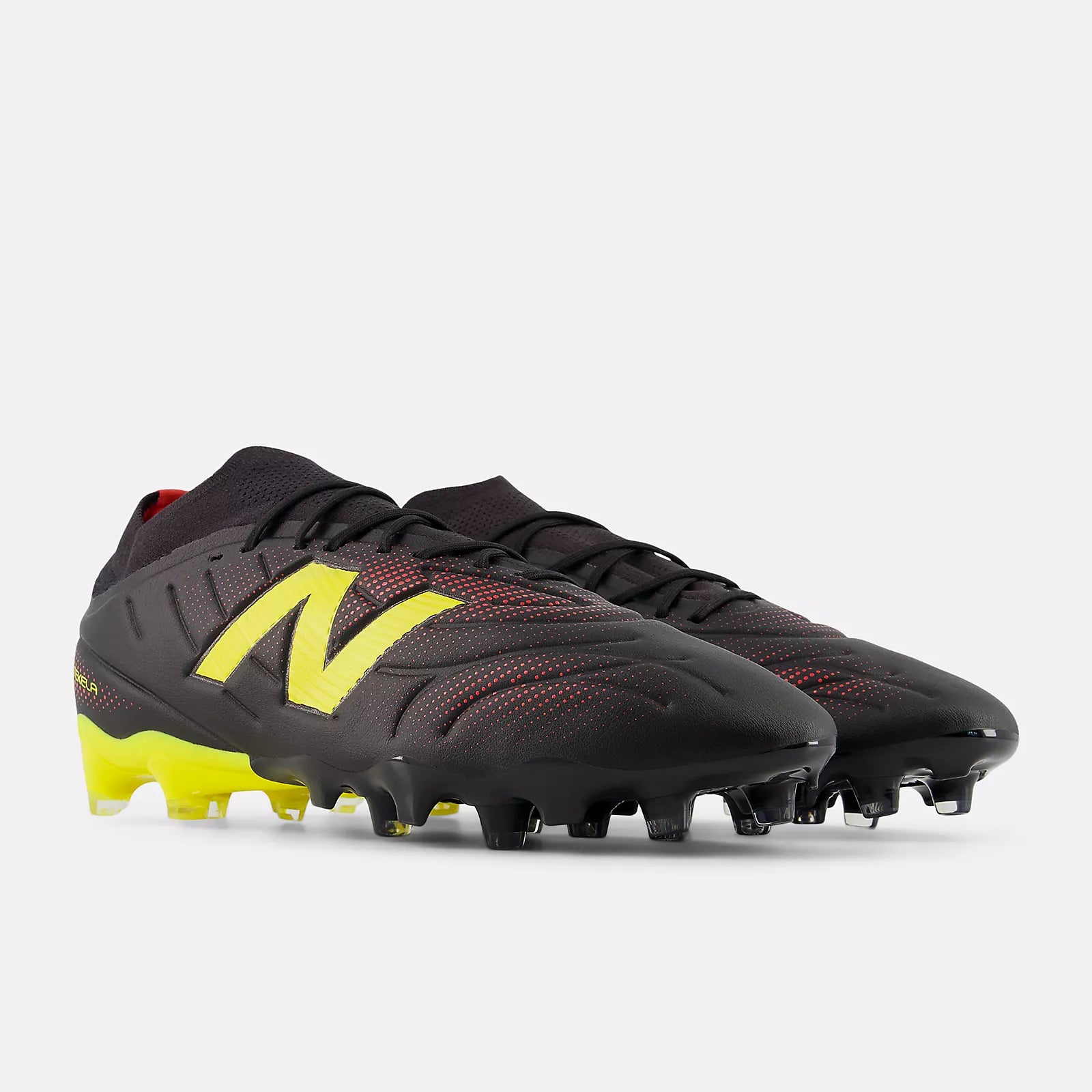 New Balance Tekela Team Low V5 Firm Ground Soccer Cleats - Live Wire Pack (SP26) (Pair - Lateral)