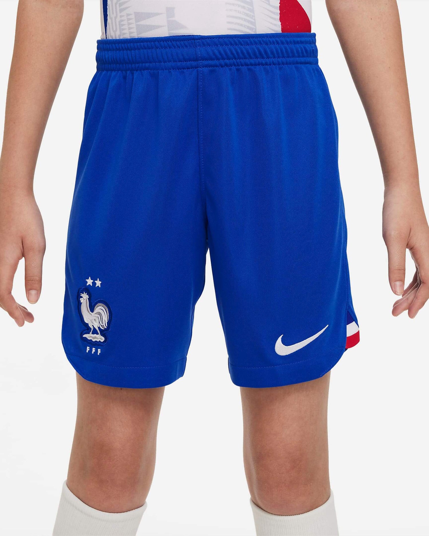 Nike 2022-23 France Youth Away Dri-Fit Shorts (Front)