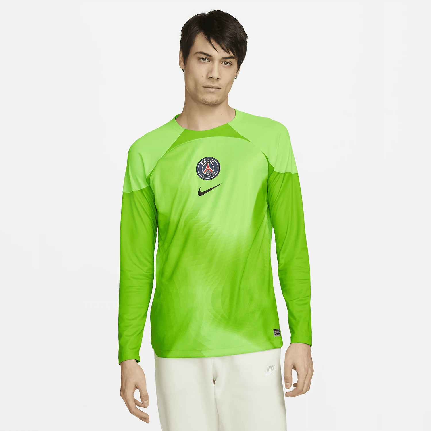 Nike 2022-23 PSG Men's Stadium Home Goalkeeper Jersey (Model - Front)