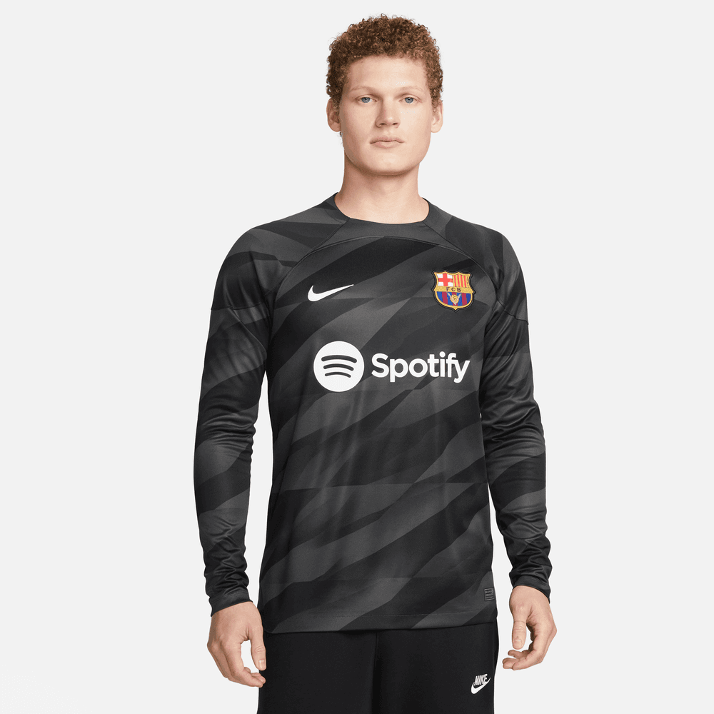Nike 2023-24 Barcelona Men's Goalkeeper Jersey (Model - Front)