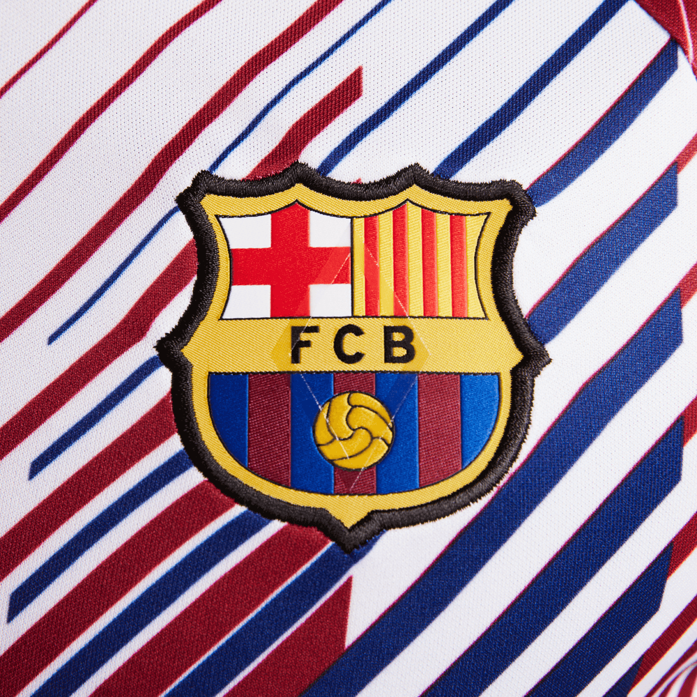 Nike 2023-24 Barcelona Men's Home Pre-Match Jersey (Detail 3)