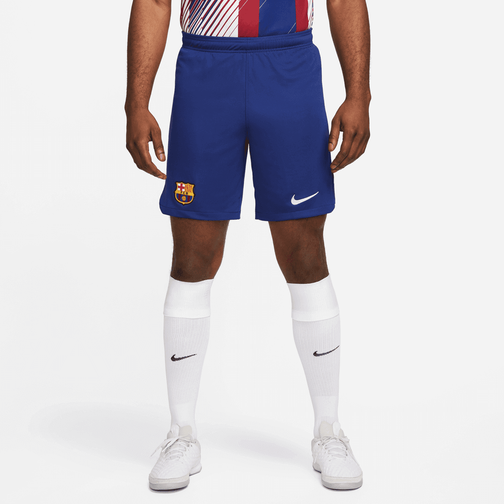 Nike 2023-24 Barcelona Men's Home Shorts (Model - Front)