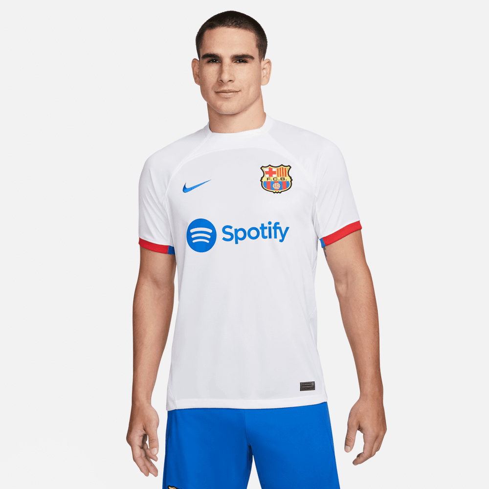 Nike 2023-24 Barcelona Men's Stadium Away Jersey (Model - Front)