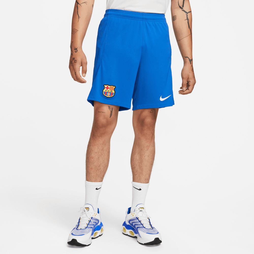 Nike 2023-24 Barcelona Men's Stadium Away Shorts (Model - Front)
