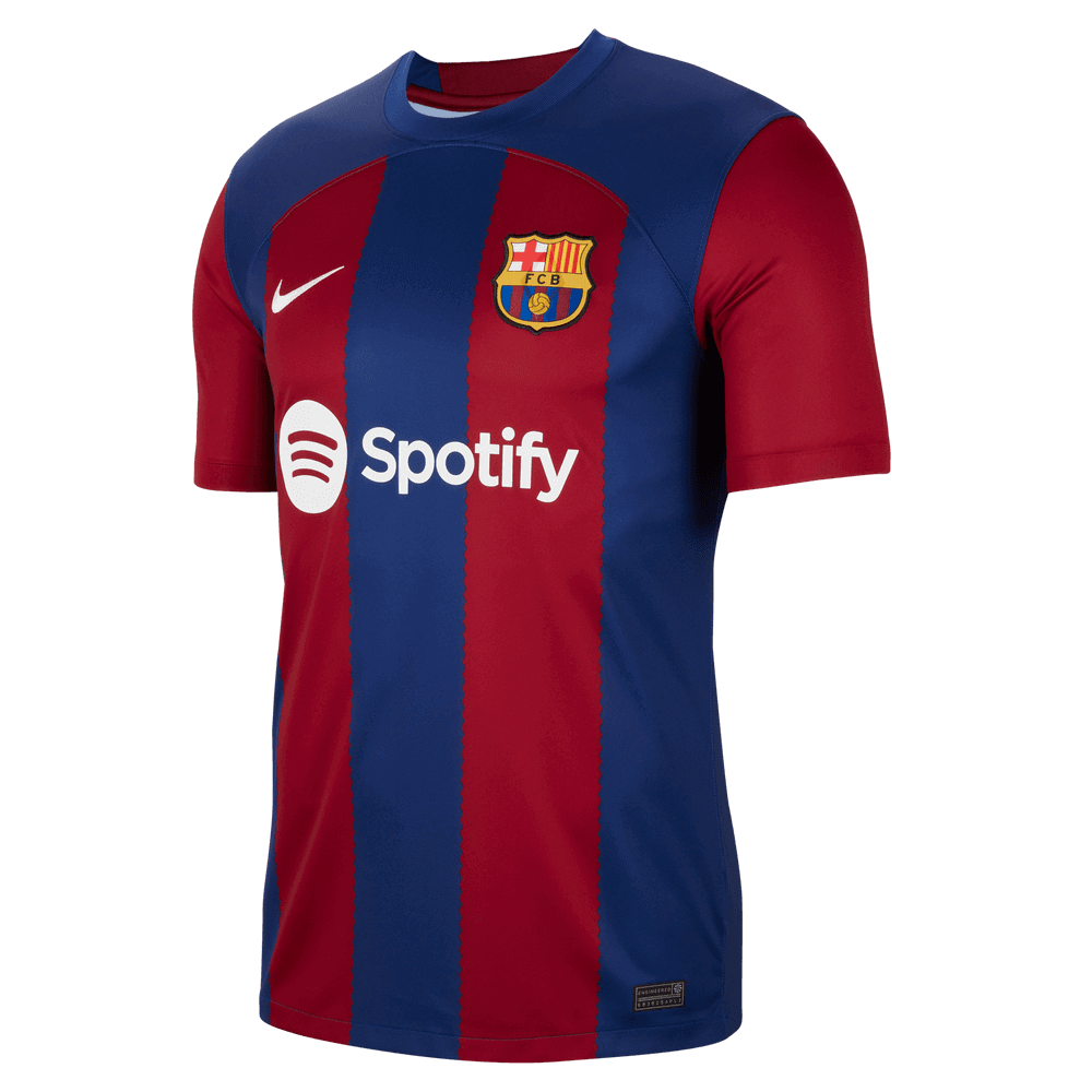 Nike 2023-24 Barcelona Men's Stadium Home Jersey (Front)