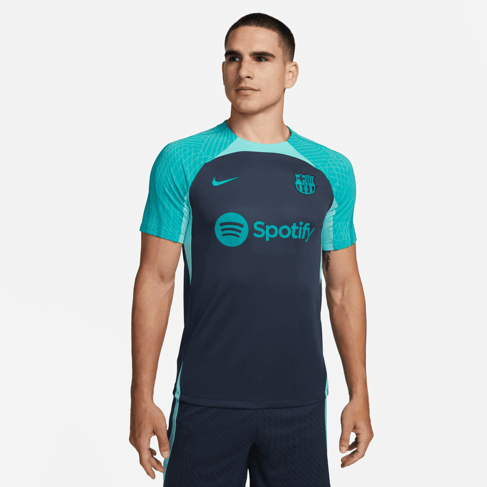 Nike 2023-24 Barcelona Men's Strike Training Jersey (Model - Front)
