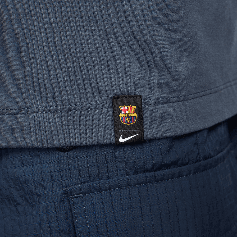 Nike 2023-24 Barcelona Men's Swoosh T-Shirt (Detail 2)