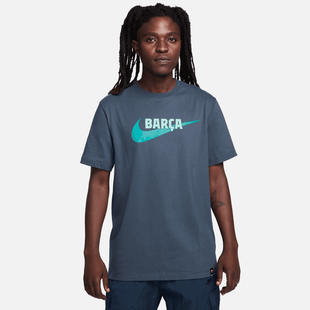 Nike 2023-24 Barcelona Men's Swoosh T-Shirt (Model - Front)