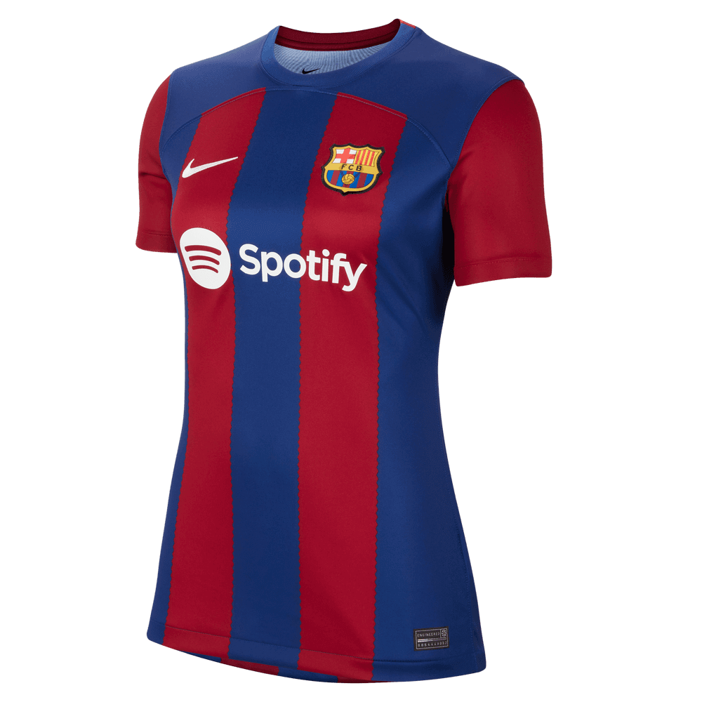 Nike 2023-24 Barcelona Women's Stadium Home Jersey (Front)