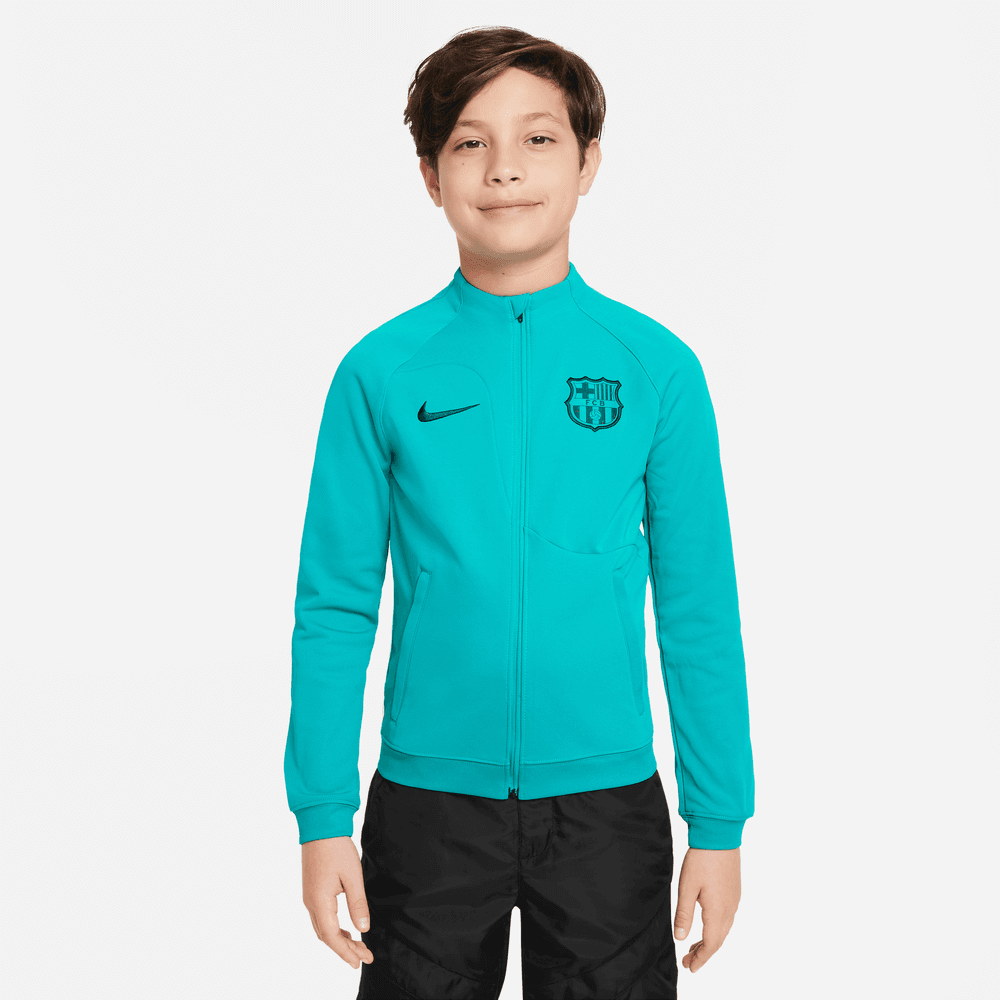 Nike 2023-24 Barcelona Youth Academy Pro Third Knit Jacket (Model - Front)