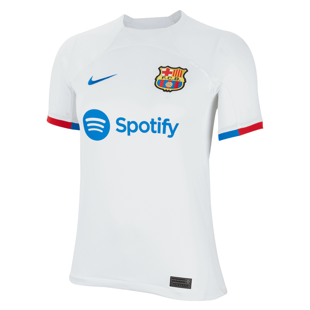 Nike 2023-24 Barcelona Youth Stadium Away Jersey (Front)