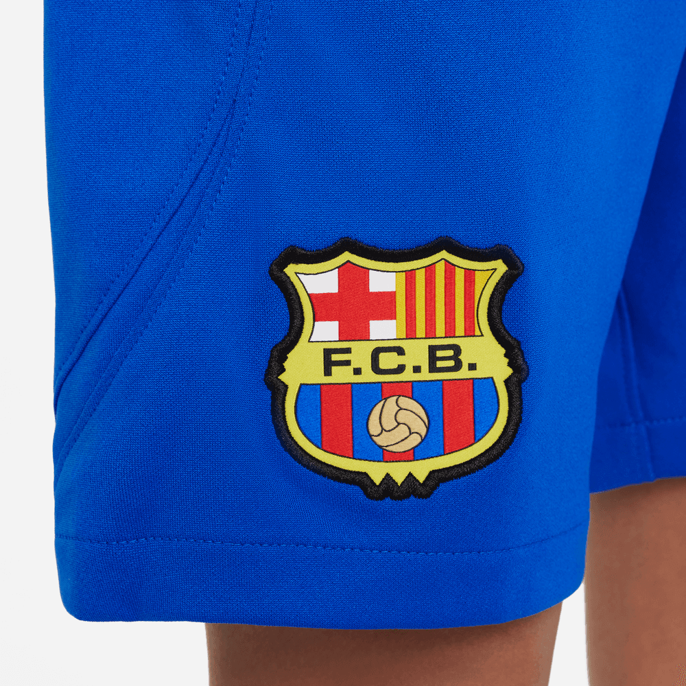 Nike 2023-24 Barcelona Youth Stadium Away Shorts (Detail 2)