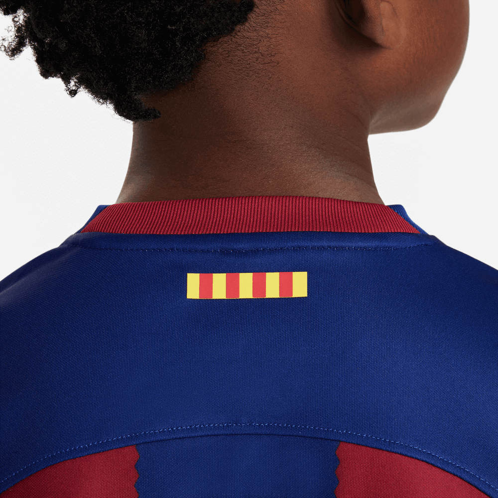 Nike 2023-24 Barcelona Youth Stadium Home Jersey (Detail 2)