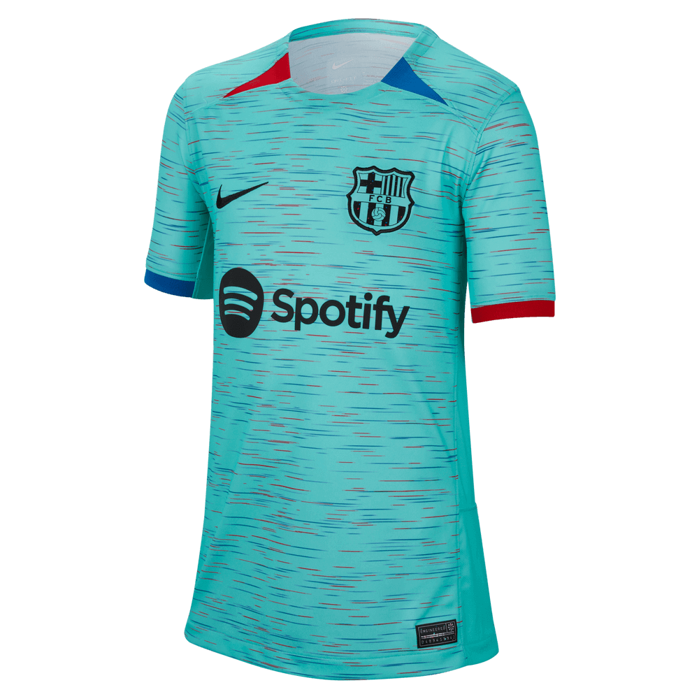 Nike 2023-24 Barcelona Youth Stadium Third Jersey (Front)
