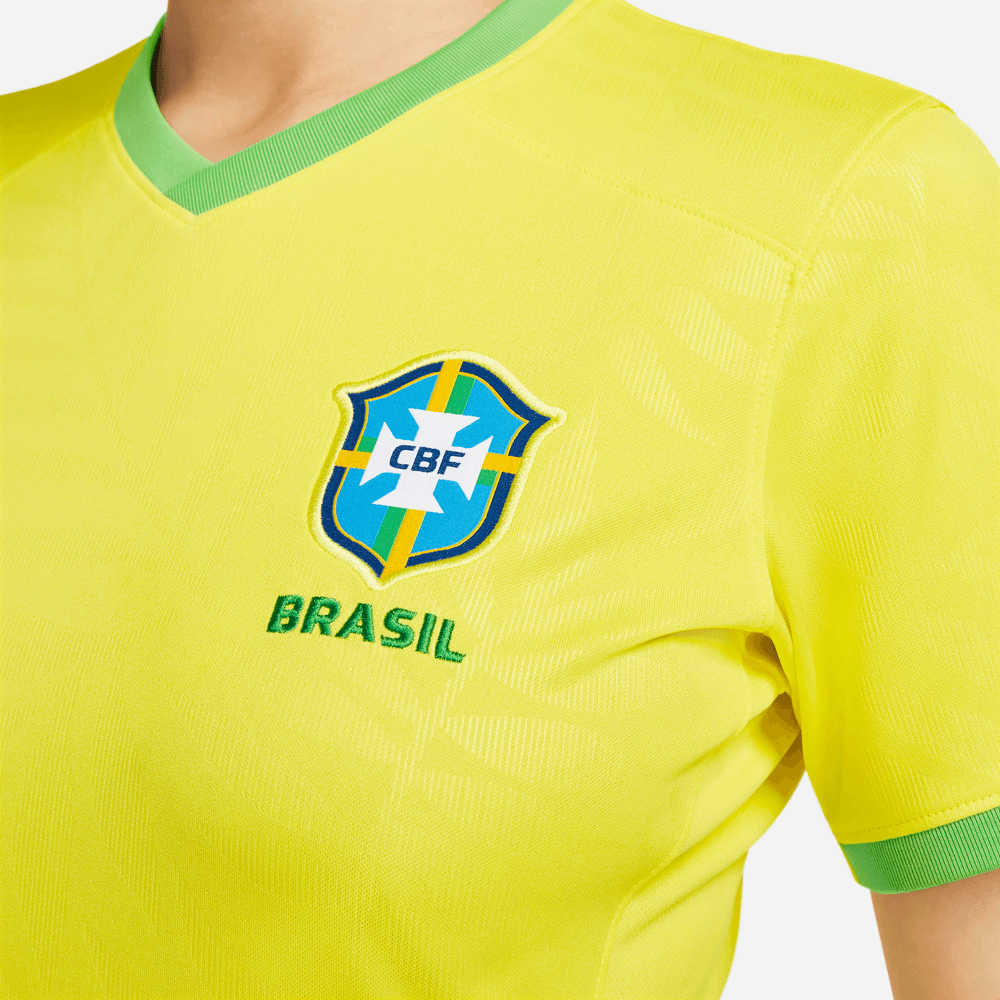 Nike 2023-24 Brazil Women's Stadium Home Jersey (Detail 3)