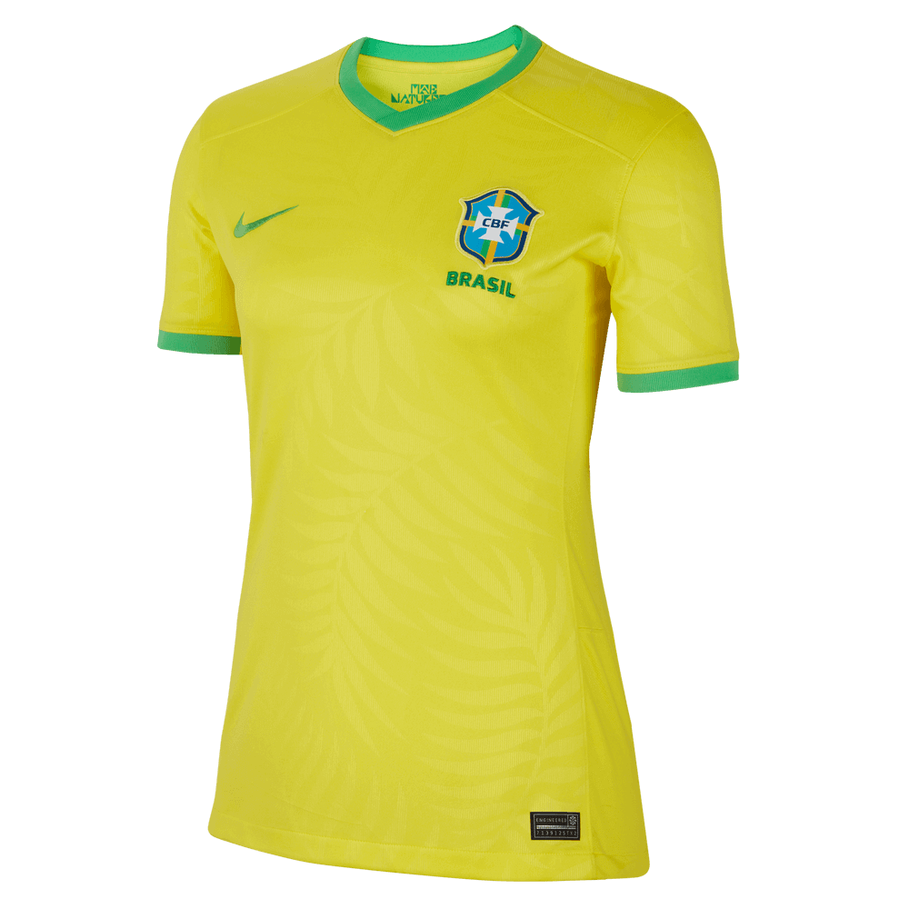 Nike 2023-24 Brazil Women's Stadium Home Jersey (Front)