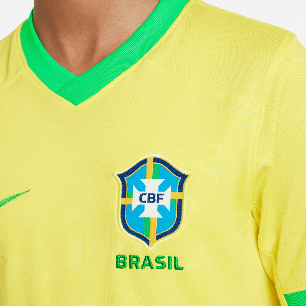 Nike 2023-24 Brazil Women's WC23 Youth Home Jersey (Detail 1)