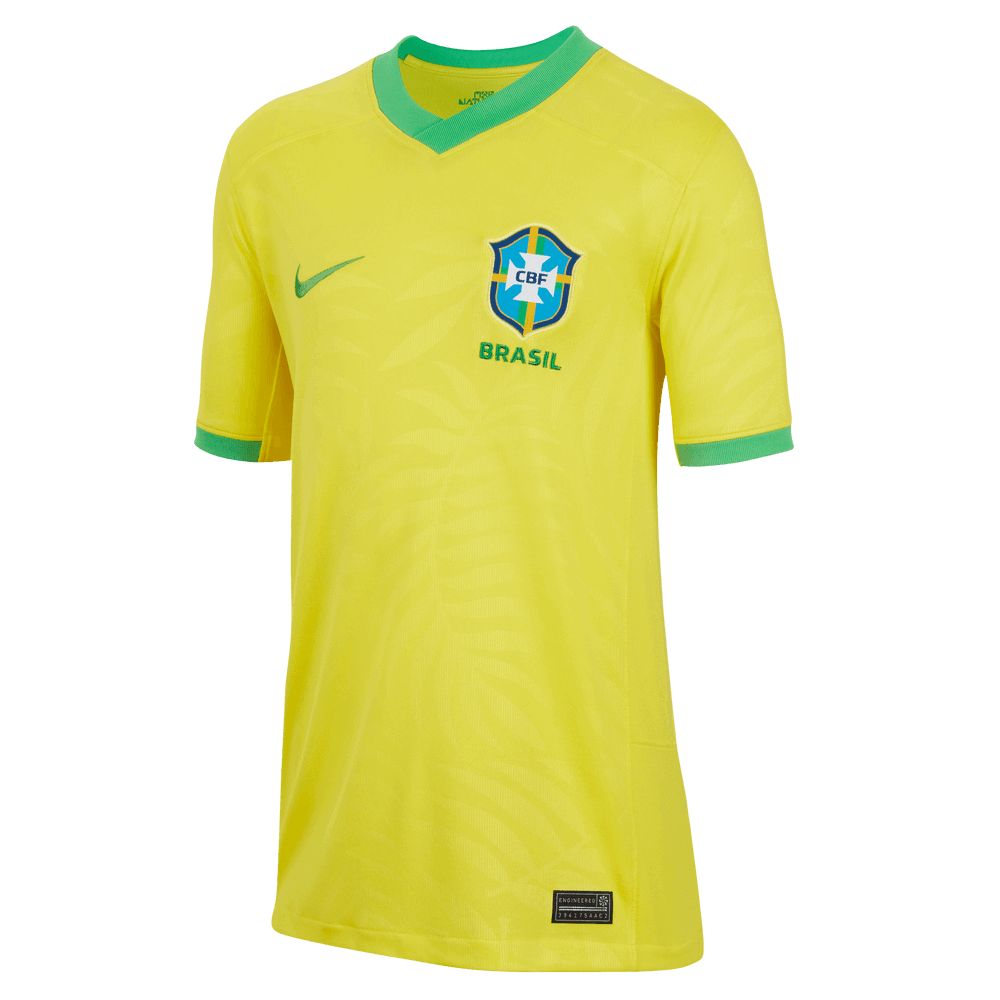 Nike 2023-24 Brazil Women's WC23 Youth Home Jersey (Front)
