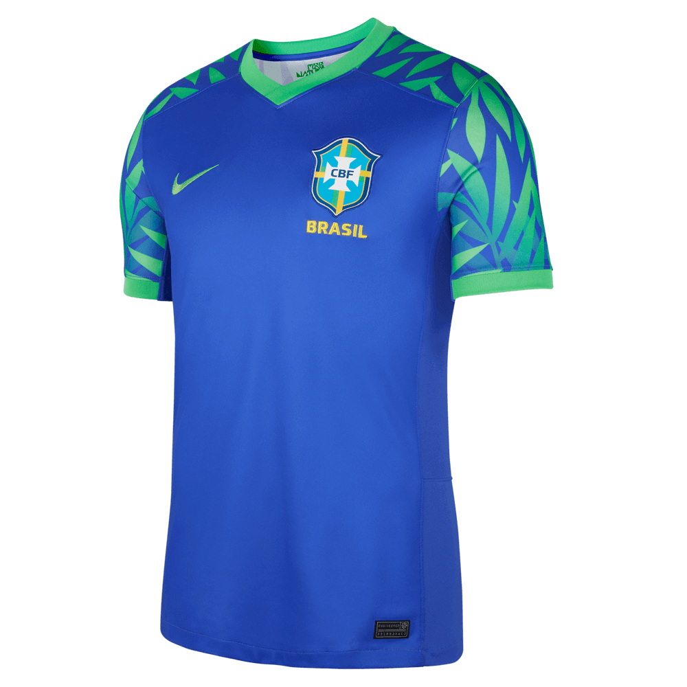 Nike 2023-24 Brazil Women's (Men's Cut) Stadium Away Jersey (Front)