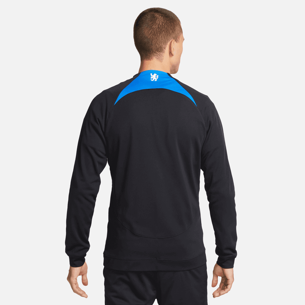 Nike 2023-24 Chelsea Men's Academy Pro Full-Zip Knit Jacket (Model - Back)