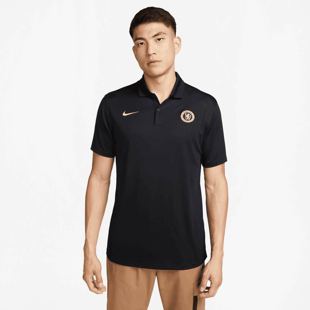 Nike 2023-24 Chelsea Men's Victory Dri-Fit Polo Shirt (Model - Front)