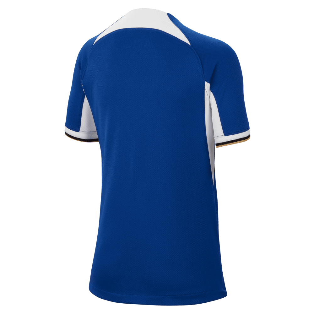Nike 2023-24 Chelsea Youth Stadium Home Jersey (Back)