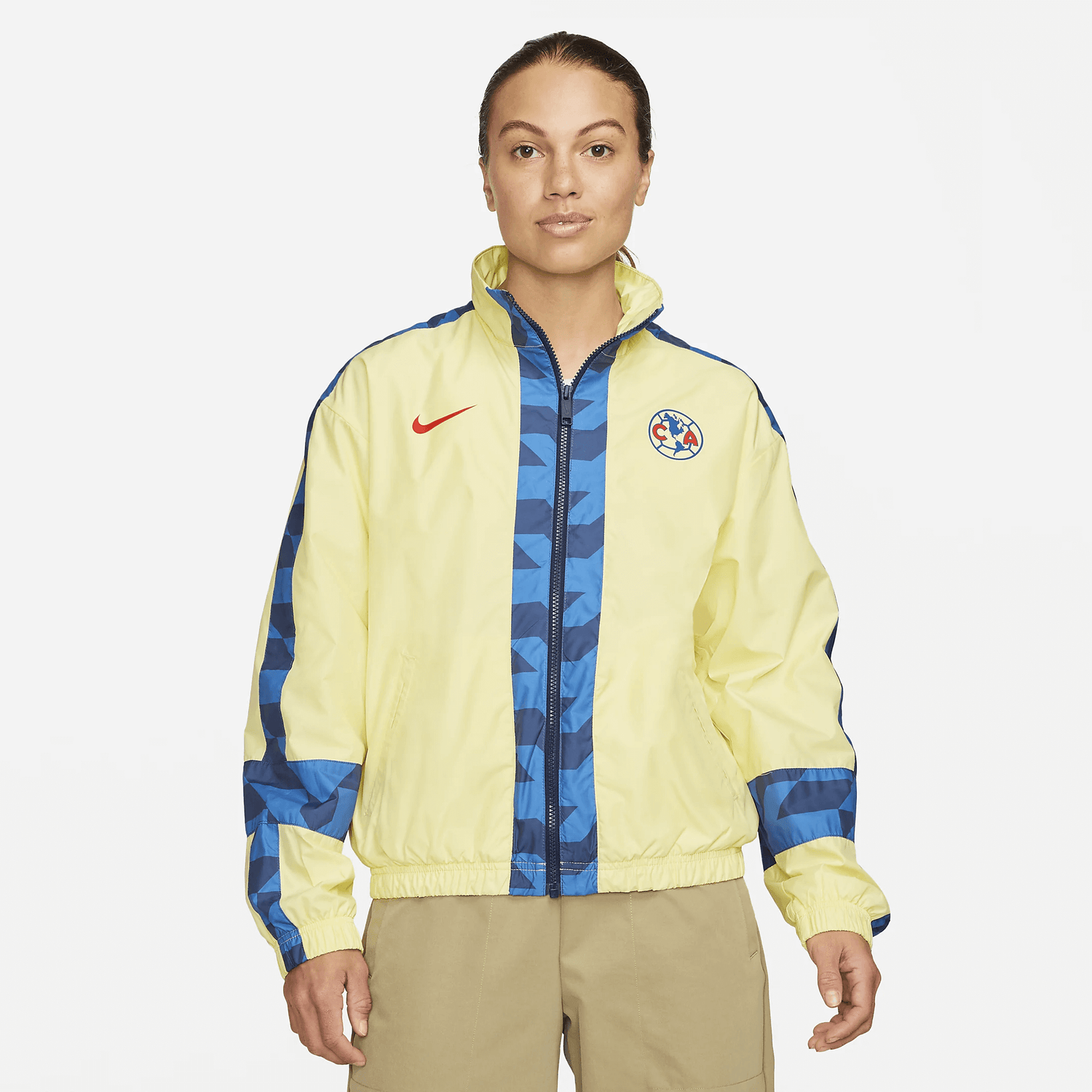 Nike 2023-24 Club America Women's NSW Essential Jacket GX (Model - Front)
