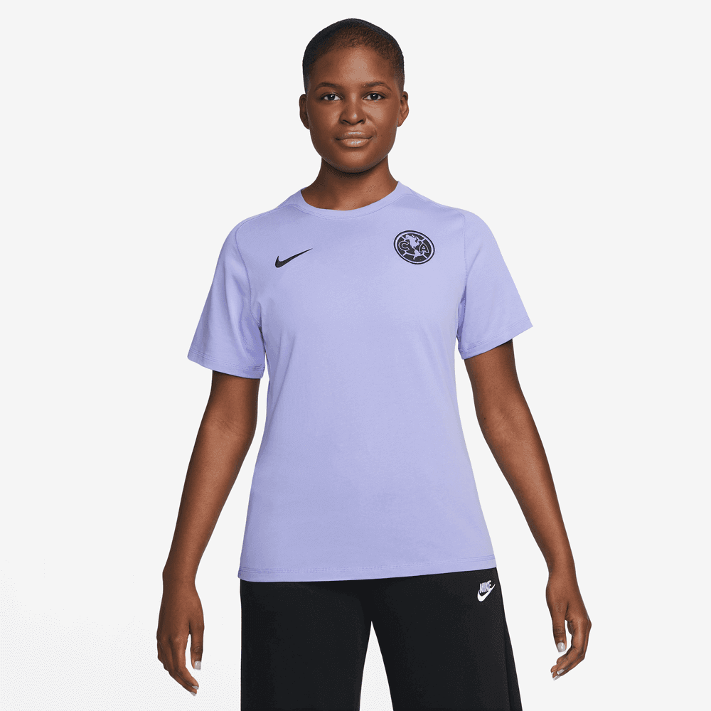 Nike 2023-24 Club America Women's SS Travel Top (Model - Front)