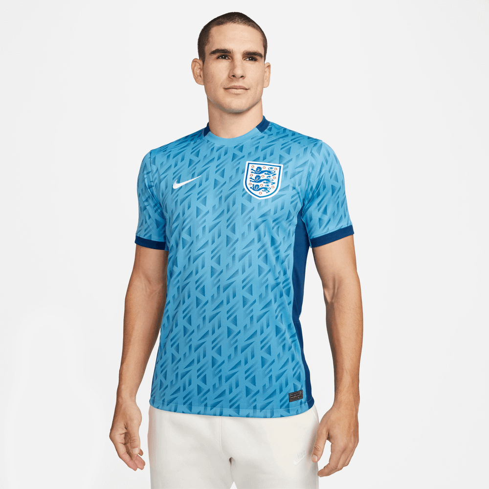 Nike 2023-24 England Women's (Men's Cut) Stadium Away Jersey (Model - Front)