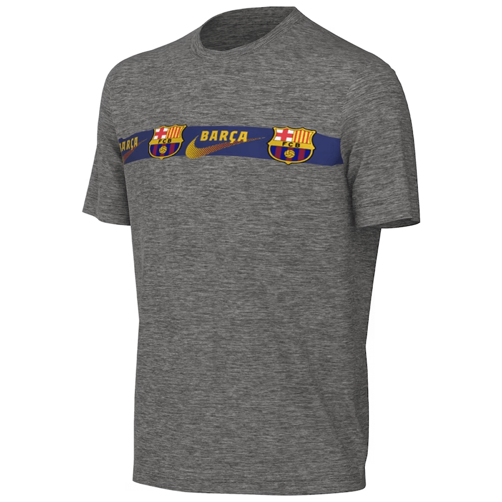 Nike 2023-24 FC Barcelona Youth Tee - Grey (Front)
