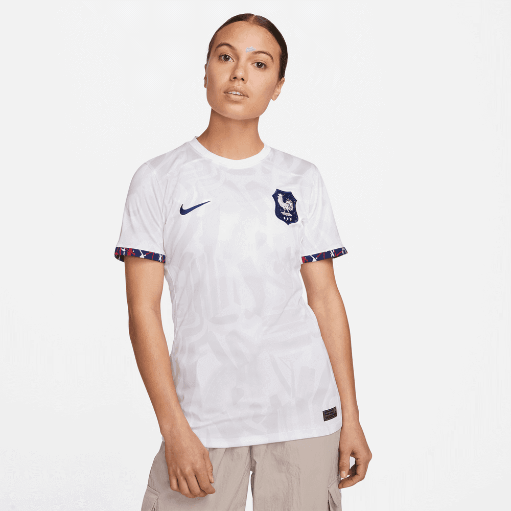 Nike 2023-24 France Women's Stadium Away Jersey (Model - Front)