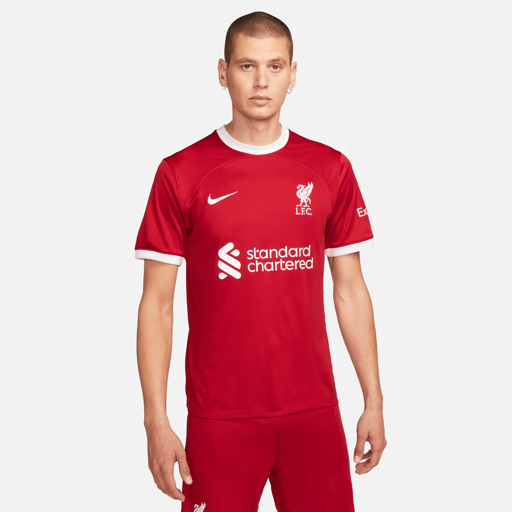 Nike 2023-24 Liverpool Men's Stadium Home Jersey (Model - Front)